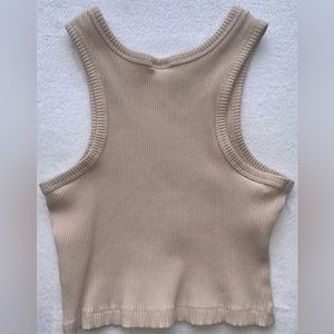 Ribbed Halter Top